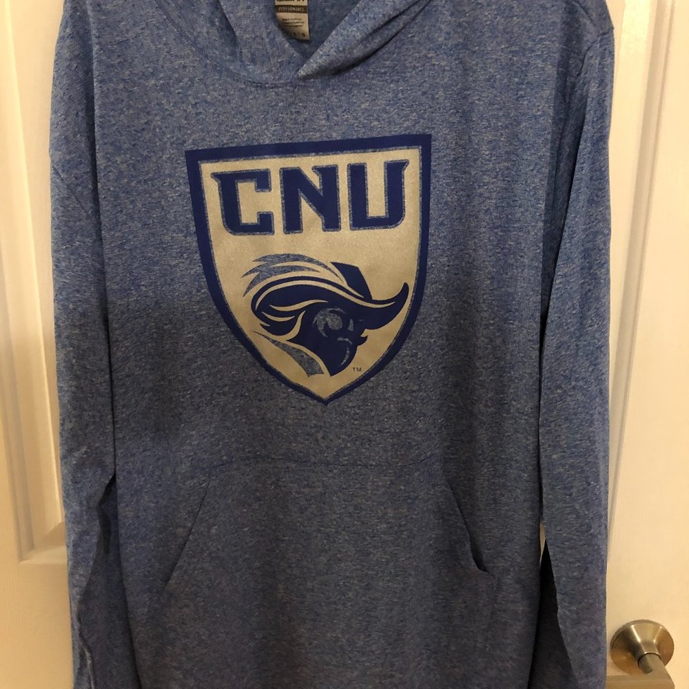 Christopher Newport Captains CNU Hoodie LARGE-NEW